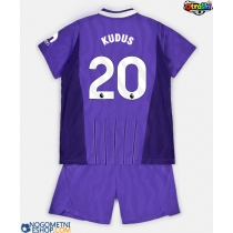Otroški Nogometni dresi Tottenham Hotspur Mohammed Kudus #20 Tretji 2026-27 Kratek Rokav (+ Kratke hlače)